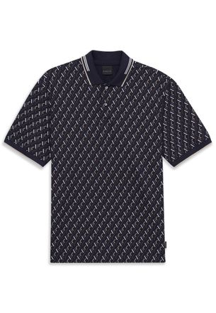 Bugatti Herren Poloshirt met opvallende print