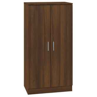 vidaXL Vidaxl - Mueble Zapatero Madera Contrachapada Roble Marr&oacute;n 55x35x108 Cm