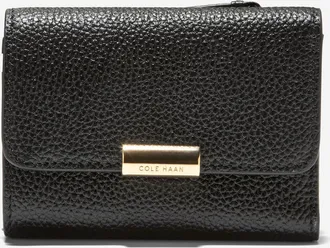 Cole Haan Womens Rachel Compact Wallet - Black