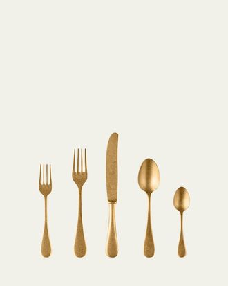 Mepra Vintage Oro 5-Piece Flatware Set