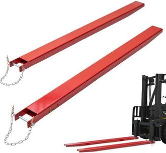 OEM 2er-set Gabelverl&auml;ngerungen 2090 Mm Zinkenverl&auml;ngerung 1,815 Tonnen Tragf&auml;higkeit Gabelzinken Q235 Kohlenstoffstahl Einteiliges Design Palettengabelve