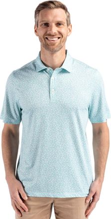 Cutter & Buck Pike Eco Flora Print Recycled Mens Polo