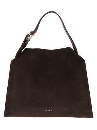 Orciani Trinity Medium Calf Leather Tote Bag