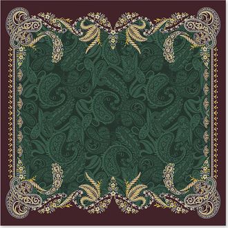 Etro Bedrucktes Seidencarr&eacute; 90x90 cm F. Carr&eacute;