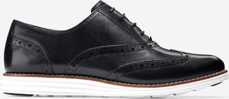Cole Haan Womens &Oslash;riginal Grand Wingtip Oxford Shoes - Black Size 5.5