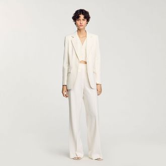 Sandro Sequin suit trousers