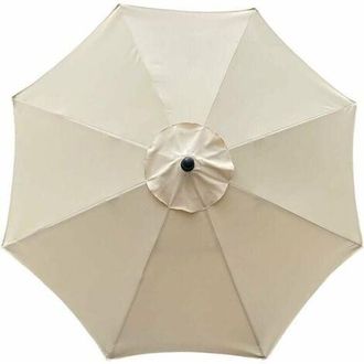 OEM Toldo De Repuesto Color Beige, Impermeable Y Resistente A Los Rayos Uv, Para Sombrilla De 8 Varillas Y 3 M De Altura