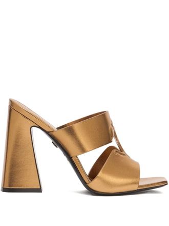 Roberto Cavalli Mules goffrate - Oro