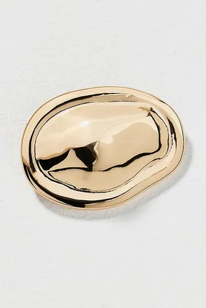 Ettika Oval Luxe Gold Barrette