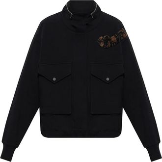 AllSaints Giacca Ourios Claire con perline - Nero