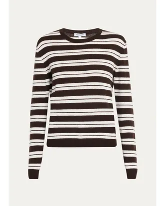 Veronica Beard Frankie Striped Cashmere Sweater