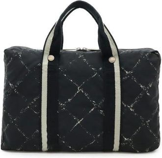 Chanel Pre-owned Nylon briefcases - Dames - Vintage Handtas - Zwart - ONE Size - Nylon - Vintage