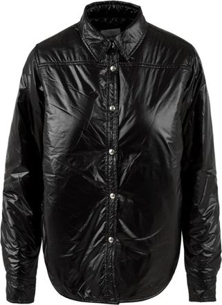 Aspesi Jennie Padded Shirt - Dames - Zomerjassen - Zwart - S - Nylon - Jassen