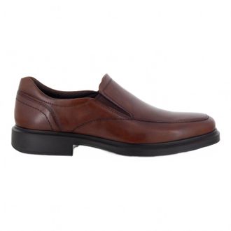 Ecco Mens Helsinki 2.0 Apron Toe Slip-On Loafers In Cognac