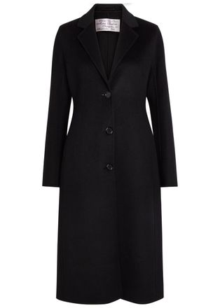 Acne Studios Fitted Wool-blend Coat - Black - 34 (UK6 / XS)