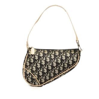 Dior Pre-owned Dior Mini Diorissimo Coated Canvas Saddle Pochette Ladies DI8YZ1YISGD6V01C