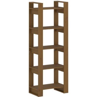 vidaXL Vidaxl - Book Cabinet/Room Divider Honey Brown 60x35x160 cm Solid Wood