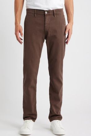 34 Heritage Verona Slim Straight Leg Chinos in Syrup High Flyer at Nordstrom, Size 44 X 34