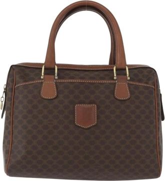 Celine Pre-owned Handbags, female, Brown, Size: ONE SIZE Pre-owned Monogram Satchel