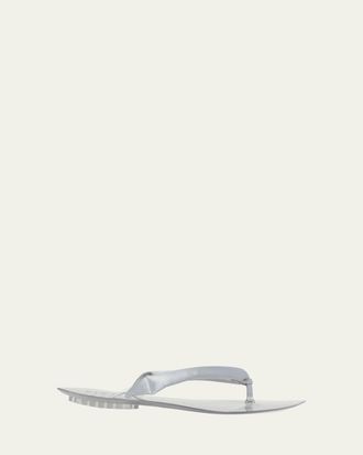 Alaia Invisible Padded Thong Flat Sandals