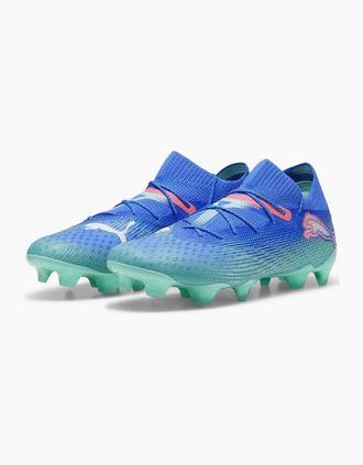 Puma Mens Future 7 Ultimate Firm Ground Football Boots - Blue - Size: 11.5