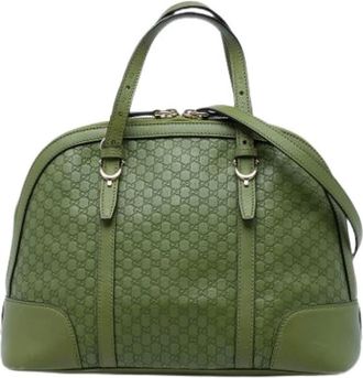 Gucci Pre-owned Nice Satchel - - Pre-owned - Donna - Verde - ONE SIZE