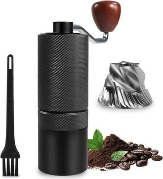 OEM Macinacaff&egrave; Manuale Con 25 Impostazioni Di Macinatura, Macine Coniche In Acciaio Inox, Struttura In Alluminio, Spazzolina Per La Pulizia Inclusa, Colo