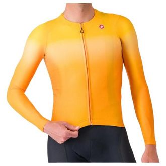 Castelli UPF Long Sleeve Jersey Velotrikot f&uuml;r Herren | orange