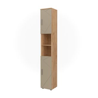 Vicco Armario De Ba&ntilde;o Irma, Roble Dorado, 30 X 192 Cm, Vicco