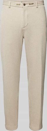 Cinque Slim Fit Stoffhose mit G&uuml;rtelschlaufen Modell JULI-O in Beige, Gr&ouml;&szlig;e 54