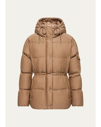 Moncler Himalaya Hooded Short Down Jacket