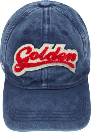Golden Goose Baseball Cap - Dames - Petten - Blauw - ONE Size - Katoen - Accessoires