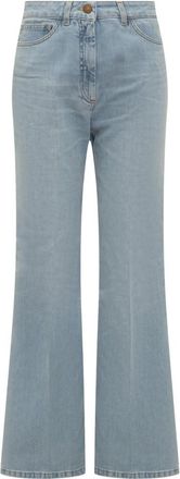 Seafarer Blue Flared High Rise Jeans