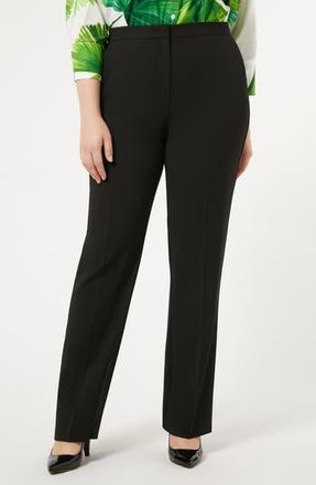 Marina Rinaldi Ghirba Virgin Wool Crepe Pants in Black at Nordstrom Rack, Size 14W