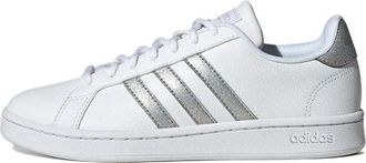 adidas (WMNS) adidas Grand Court Cloudfoam Lifestyle White Silver Metallic GZ1837