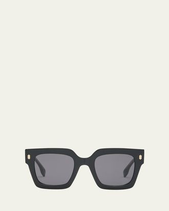 Fendi Roma Square Acetate Sunglasses