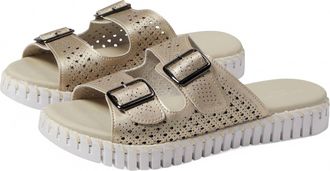 Ilse Jacobsen Womens Tulips Slip-On Sandals In Platin