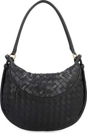 Bottega Veneta Tassen, Dames, Zwart, ONE Size, Leer, Gemelli leren schoudertas