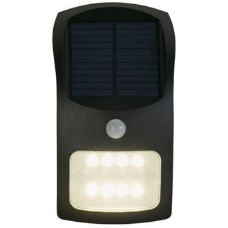 Searchlight Searchlight - Solar Aplique Led Con Sensor De Movimiento Pir Negro