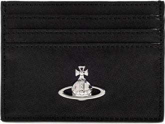Vivienne Westwood Portacarte con decorazione Orb - Nero