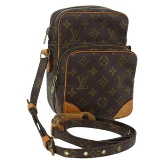 Louis Vuitton Pre-owned Cross Body Bags, female, Brown, Size: ONE SIZE Pre-owned Vintage Monogram Shoulder Bag
