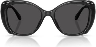 Swarovski Sk 6051U Zonnebril - Dames - Zonnebrillen - Zwart - 53 MM - Accessoires