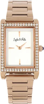 Sophie & Freda Wilmington Quartz Crystal Silver Dial Ladies Watch SF5603
