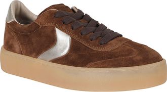 Voile Blanche Mind 02 Metallic Goat Skin Suede Low-Top Sneakers