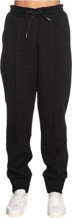 A|X Armani Exchange Sweatpants, female, Black, Size: L Trousers in Flowing Fabric