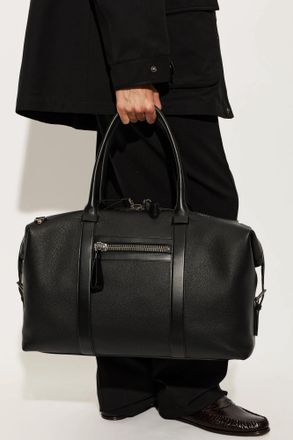 Tom Ford Leather Bag, Mens, Black