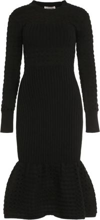 Alexander McQueen Abito midi - Nero