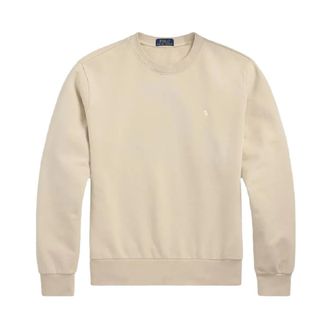 Polo Ralph Lauren Hoodies & sweatvesten, Heren, Beige, S, Loopback Fleece Sweatshirt Grijs