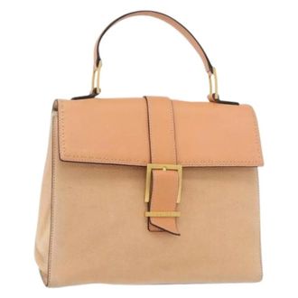 Celine Pre-owned Handbags, female, Beige, Size: ONE SIZE Pre-owned Vintage Handbag