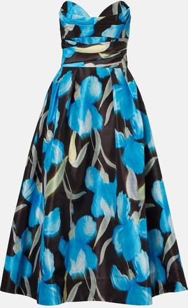 Rebecca Vallance Abito midi Ingrid con stampa